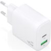 art_ais-carga20a110-0971_1 Cargador de Pared GaN Aisens A110-0971/ 1xUSB Tipo-C/ 1xUSB/ 45W/ Blanco