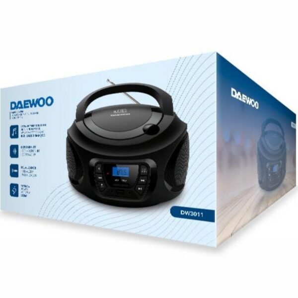 Radio CD Daewoo DW3011/ 4W/ Negro