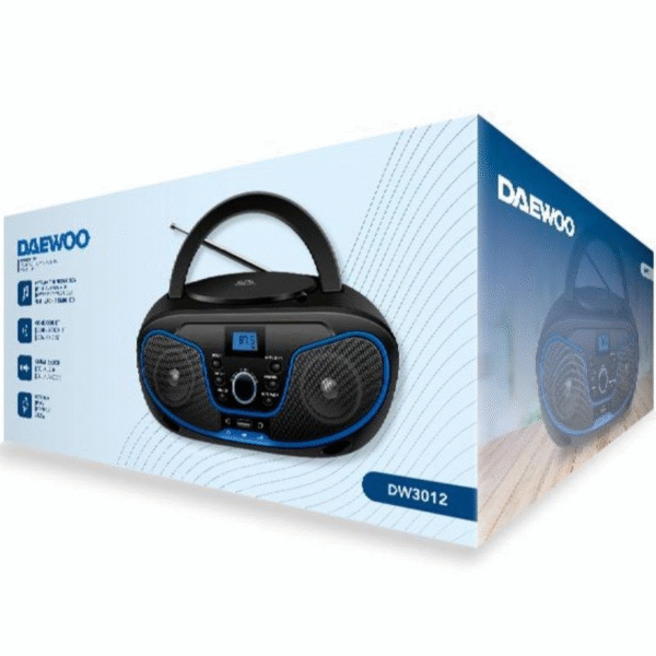 art_aiw-cd20dw301220bk_2 Radio CD Daewoo DW3012/ 4W/ Negro y Azul