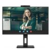 art_aoc-m2024p3qw_1 Monitor Profesional AOC 24P3QW 23.8"/ Full HD/ Webcam/ Multimedia/ Regulable en altura/ Negro