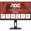 art_aoc-m2027e3qaf_1 Monitor Profesional AOC 27E3QAF 27"/ Full HD/ Multimedia/ Regulable en altura/ Negro