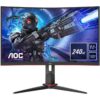 Monitor Gaming Curvo AOC C32G2ZE 31.5"/ Full HD/ 1ms/ 240Hz/ VA/ Negro