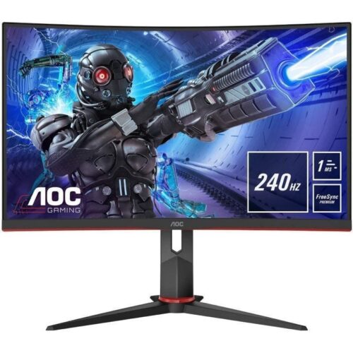 art_aoc-m20c32g2ze20bk_1 Monitor Gaming Curvo AOC C32G2ZE 31.5"/ Full HD/ 1ms/ 240Hz/ VA/ Negro