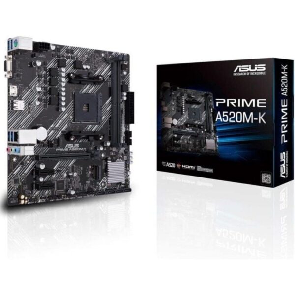 art_asu-pb20prime20a520m-k_1 Placa Base Asus Prime A520M-K Socket AM4/ DDR4/ PCIe 3.0/ Micro ATX