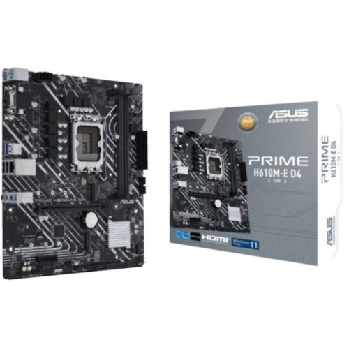 art_asu-pb20prime20h610m-e20d4-csm2_1 Placa Base Asus Prime H610M-E D4-CSM/ Socket 1700/ DDR5/ PCIe 4.0/ Micro ATX