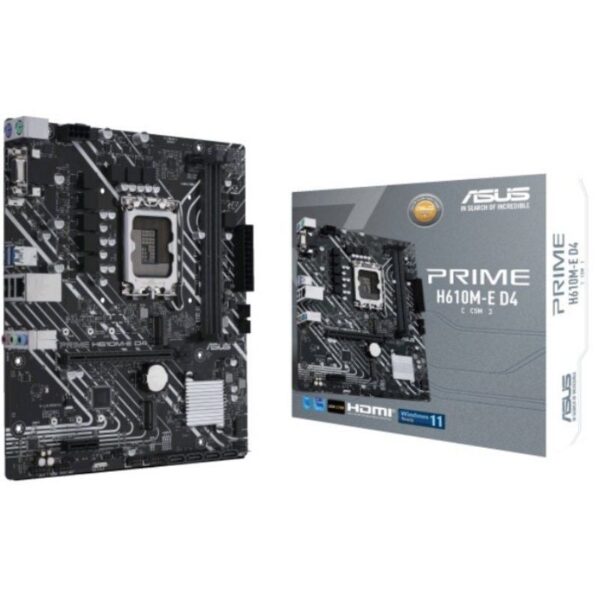 art_asu-pb20prime20h610m-e20d4-csm2_1 Placa Base Asus Prime H610M-E D4-CSM/ Socket 1700/ DDR5/ PCIe 4.0/ Micro ATX