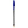 Caja de Bolígrafos de Tinta de Aceite Bic Cristal Large 880656/ 50 unidades/ Azules