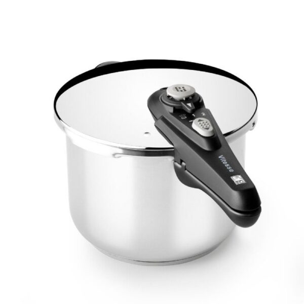 art_bra-olla20a185104_1 Olla a Presión Bra Vitesse A185104/ Ø24cm/ 9L/ Acero Inoxidable/ Apta para Inducción