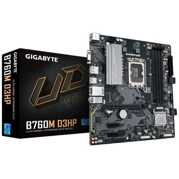 art_gig-pb20b760m20d3hp_1 Placa Base Gigabyte B760M D3HP Socket 1700/ DDR5/ PCIe 4.0/ Micro ATX