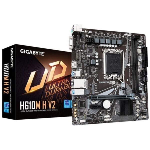 art_gig-pb20h610m20h20v2_1 Placa Base Gigabyte H610M H V2 Socket 1700/ DDR5/ PCIe 4.0/ Micro ATX