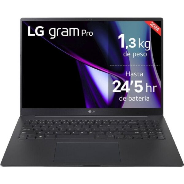 art_lgp-16zd90sp-a20ax78b_1-1 Portátil LG Gram Pro 16ZD90SP-A.AX78B Intel Core Ultra 7-155H/ 32GB/ 1TB SSD/ GeForce RTX 3050/ 16"/ Sin Sistema Operativo