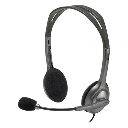 art_log-aur20981-000593_1 Auriculares Logitech H111/ con Micrófono/ Jack 3.5/ Negros