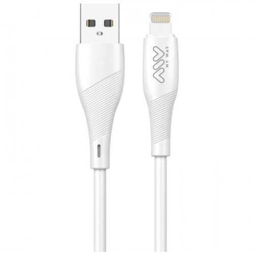 art_myw-cab20mwusc0021_1 Cable USB Lightning MyWay 1m Blanco - Carga Rápida 2.4A