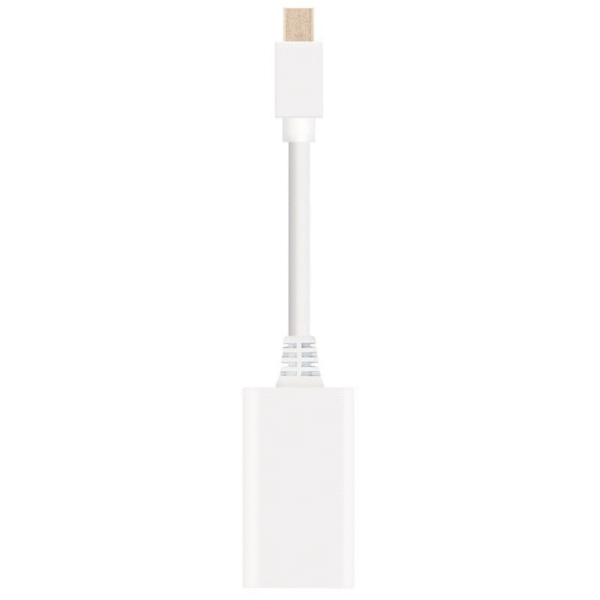Conversor Mini DisplayPort a HDMI - 15cm - Blanco - Compatible DP++