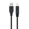 art_nan-cab20102001200802-bk_1 Cable USB 3.0 Impresora Nanocable 10.01.0802-BK/ USB Tipo-B Macho - USB Macho/ 2m/ Negro