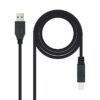 art_nan-cab20102001200802-bk_2 Cable USB 3.0 Impresora Nanocable 10.01.0802-BK/ USB Tipo-B Macho - USB Macho/ 2m/ Negro
