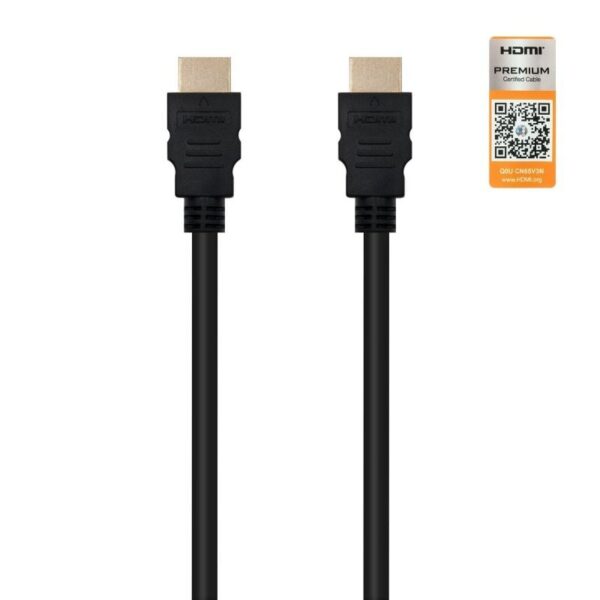 art_nan-cab20102015203602_2 Cable HDMI 2.0 4K Nanocable 10.15.3602/ HDMI Macho - HDMI Macho/ 2m/ Certificado/ Negro