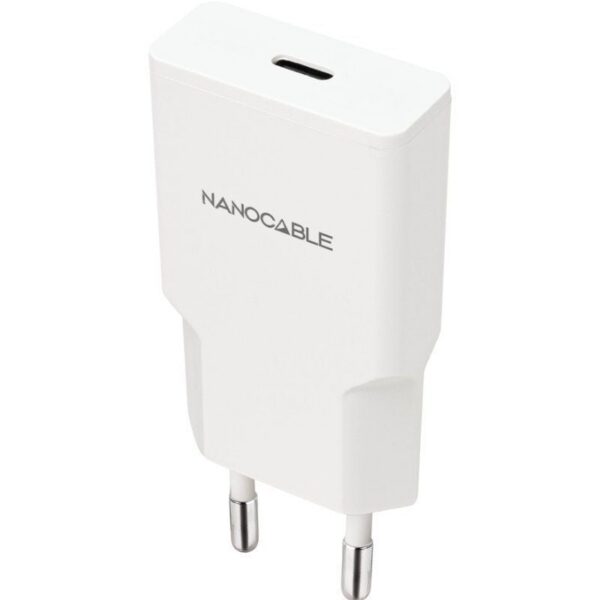 art_nan-carga20102010202024_1 Cargador de Pared Nanocable 25W USB-C/PD - Blanco