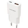 art_nan-carga20102010202025_1 Cargador de Pared Nanocable 25W USB-C PD + USB-A QC - Blanco