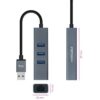 art_nan-hub20102003200407_2 Hub USB 3.0 con Ethernet Gigabit y 3 Puertos USB - 15 cm - Gris