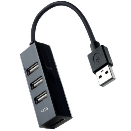 art_nan-hub20102016204404_1 Hub USB 2.0 de 4 Puertos - Expansión Plug & Play para PC y Mac