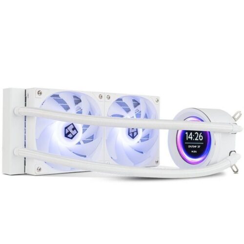 Sistema de Refrigeración Líquida Nox X-240 LCD Blanco - 240mm ARGB
