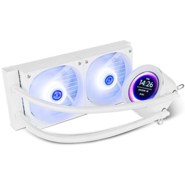 Sistema de Refrigeración Líquida Nox X-240 LCD Blanco - 240mm ARGB