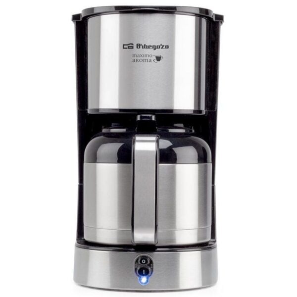 Cafetera de Goteo Orbegozo CG 5020/ 12 Tazas/ Plata