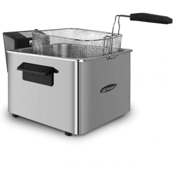 Freidora Orbegozo FDR 80 - 8L, 3000W, Acero Inoxidable