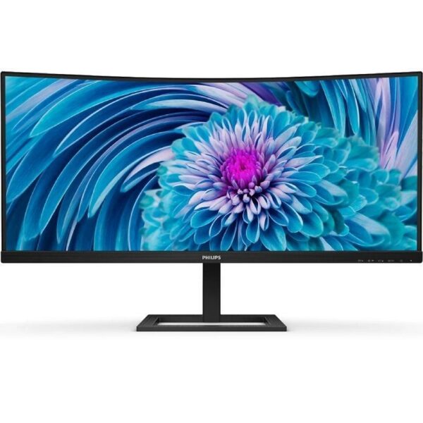 Monitor Profesional Ultrapanorámico Curvo Philips 346E2CUAE 34"/ WQHD/ Multimedia/ Regulable en altura/ Negro