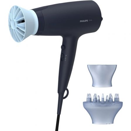 art_phpae-sec20s300020bhd360_1 Secador Philips 3000 series BHD360/ 2100W/ Iónico/ Azul/ 3 Accesorios