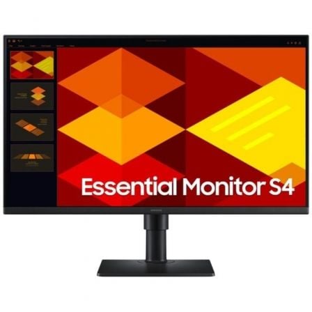 art_sam-m20s27d402gau_1 Monitor Profesional Samsung Essential Monitor S4 S27D402GAU 27"/ Full HD/ Regulable en altura/ Negro