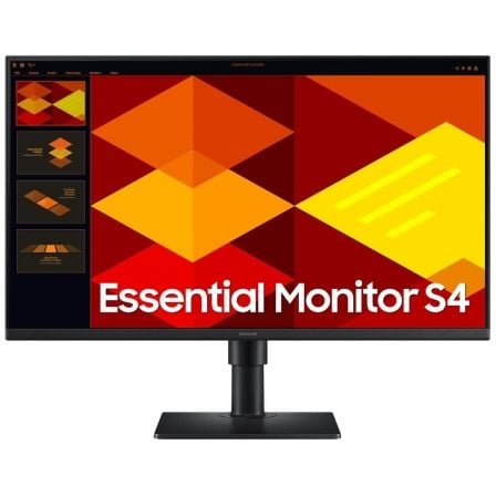 art_sam-m20s27d406gau_1 Monitor Profesional Samsung Essential Monitor S4 S27D406GAU/ 27"/ Full HD/ Multimedia/ Regulable en altura/ Negro