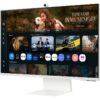 art_sam-m20s32fm801uu_2 Smart Monitor Samsung M8 M80F S32FM801UU 32"/ 4K/ Multimedia/ Regulable en altura/ Smart TV/ Webcam/ Blanco