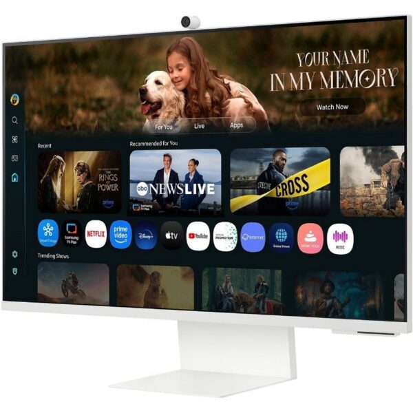 art_sam-m20s32fm801uu_2 Smart Monitor Samsung M8 M80F S32FM801UU 32"/ 4K/ Multimedia/ Regulable en altura/ Smart TV/ Webcam/ Blanco