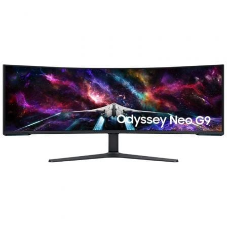 art_sam-m20s57cg952nu_1 Monitor Gaming Ultrapanorámico Curvo Samsung Odyssey Neo G9 S57CG952NU 57"/ Dual UHD/ 1ms/ 240Hz/ VA/ Regulable en altura/ Blanco