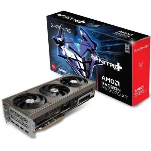 art_sap-gf20np20rx9070xt20g20o2016g_1 Tarjeta Gráfica Sapphire Nitro+ Radeon RX 9070 XT 16GB GDDR6 - Potencia y Estilo para Gamers