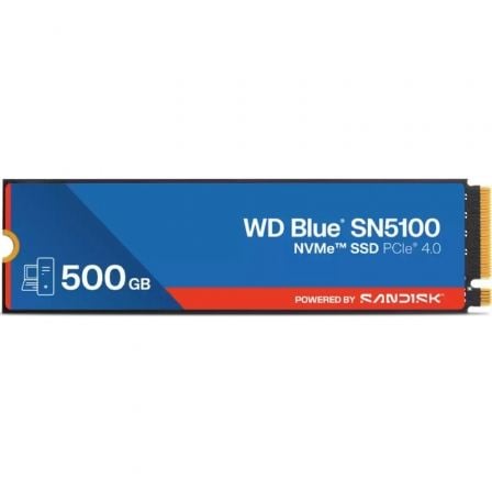 Disco SSD SanDisk WD Blue SN5100 500GB/ M.2 2280 PCIe Gen4/ Full Capacity