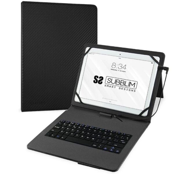 art_sub-funda20kt1-usb001_1-1 Funda con Teclado Keytab Pro USB para Tablets 10.1"-11" - Protección y Productividad