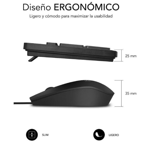 art_sub-tec20combo20bus20slim_2 Teclado y Ratón Business Slim Silencioso USB - Combo Ergonómico y Resistente