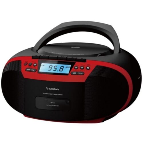 art_sun-cd20cxum54btrd_1 Radio CD Sunstech CXUM54BTRD - Bluetooth, USB y FM con Altavoces Potentes