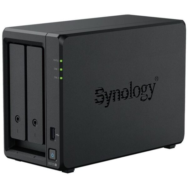 Synology DiskStation DS725+ 2 Bahías 8TB - NAS de Alta Velocidad para Hogar y Empresas