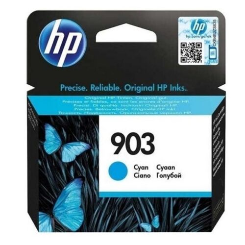 Cartucho de Tinta Original HP 903 Cian - Calidad Profesional para Impresoras HP