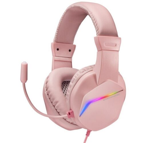 art_tac-aur20mh12220pk_1 Auriculares Gaming con Micrófono Mars Gaming MH122/ Jack 3.5/ Rosas