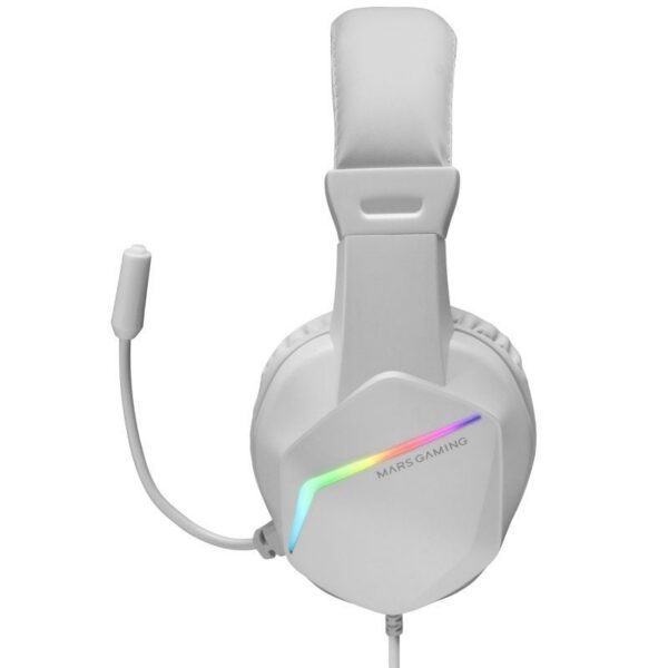 Auriculares Gaming con Micrófono Mars Gaming MH122/ Jack 3.5/ Blancos