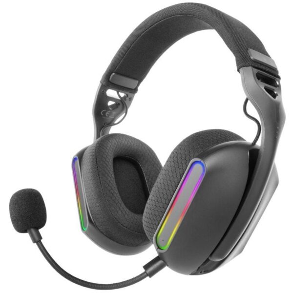 Auriculares Gaming Inalámbricos Mars MHW-PRO con Micrófono 7.1, Bluetooth 5.3 y Jack 3.5mm - Negro