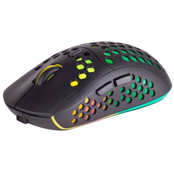 art_tac-mou20mmw320bk_2 Ratón Gaming Inalámbrico Mars Gaming MMW3/ Batería recargable/ Hasta 3200 DPI
