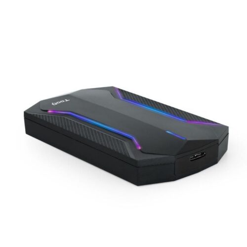 Caja Externa Gaming USB 3.1 para Disco Duro 2.5" TooQ TQE-2599RGB - Sin Tornillos