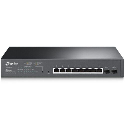 Switch Gigabit TP-Link Omada TL-SG2210MP - 10 Puertos PoE+ y 2 SFP, Gestión Avanzada