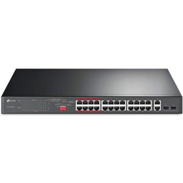 art_tpl-switch20tl-sl1226p_1 Switch TP-Link TL-SL1226P 26 Puertos PoE+ Gigabit para Vigilancia IP y Redes